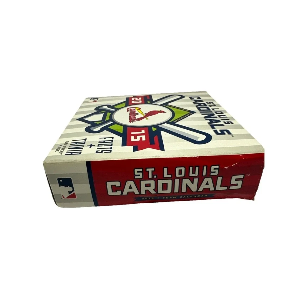 St. Louis Cardinals 2015 MLB Team Calendar Facts Trivia Baseball‎